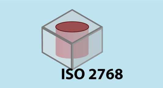 Bohrungen unbemaßt ISO 2768